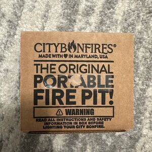 City Bonfires! The Original Portable Fire Pit.